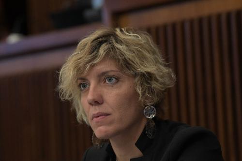 L'assessore FVG alle Finanze, Barbara Zilli